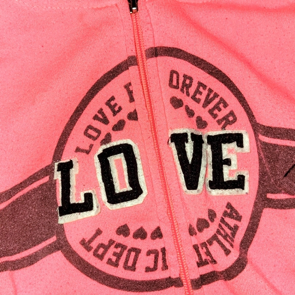 Pink LOVE jacket - Picture 3 of 5